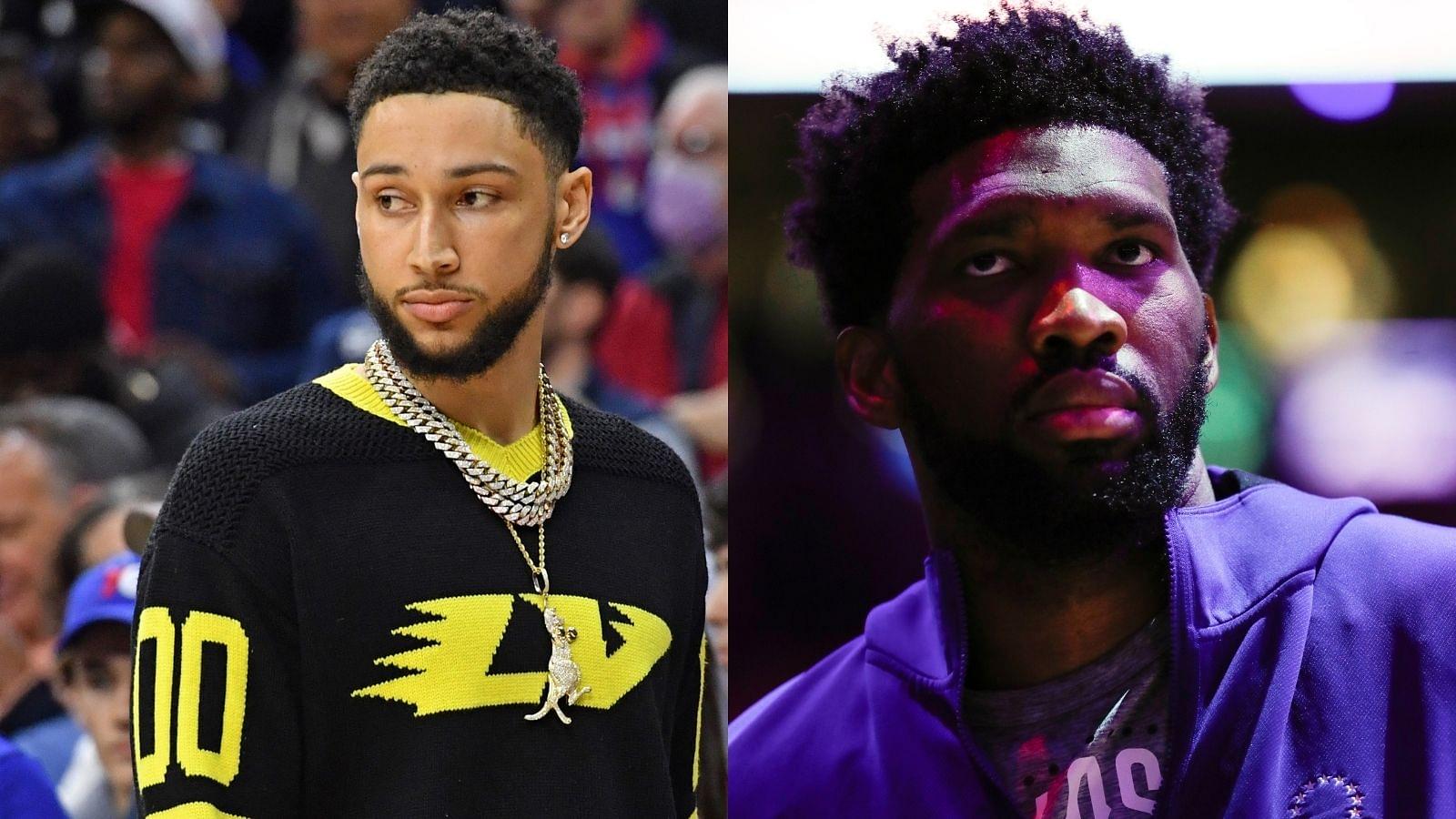 "There was nothing personal against Ben Simmons": Joel Embiid blames media for blowing it up with the former Sixers guard, revisits his presser with Draymond Green
