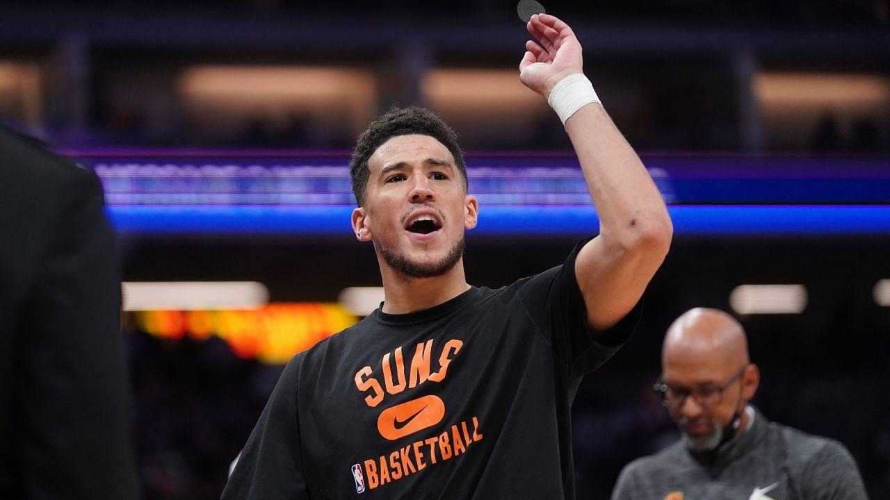 "Shut up p***y!": NBA Twitter reacts as Devin Booker yells expletives at a court-side fan in Minnesota