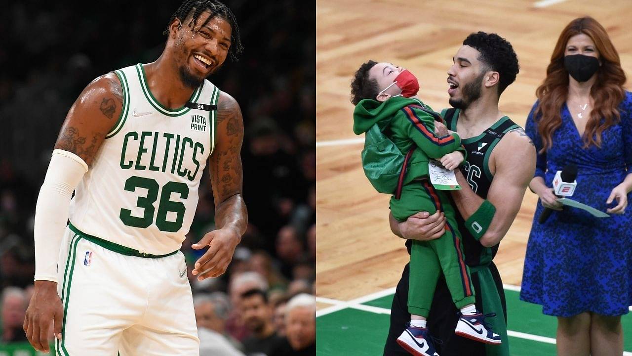"Deuce Tatum is always trying to attack me!": Marcus Smart reveals his love-hate relationship with Jayson Tatum's son
