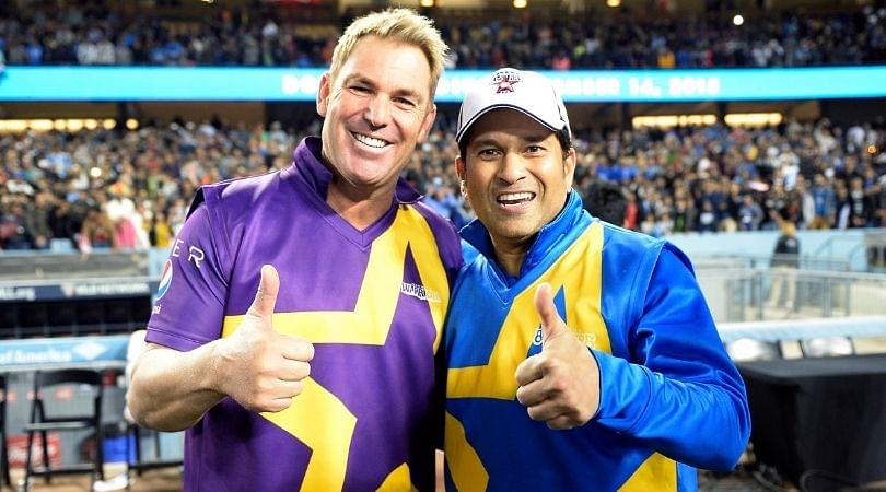 Shane Warne initially said that he had nightmares about Sachin Tendulkar, but he later called it a figure of speech.