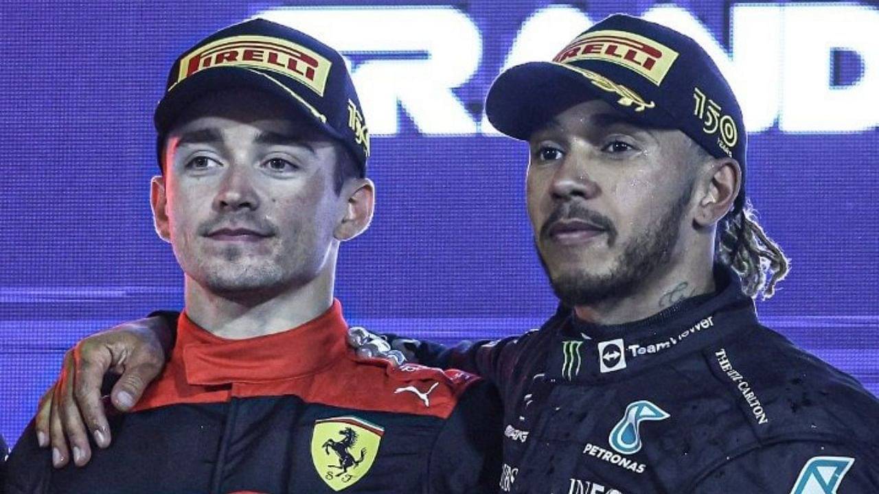 You f**king finished third?!": Charles Leclerc was surprised to see Lewis  Hamilton finish in a podium place at Bahrain GP - The SportsRush