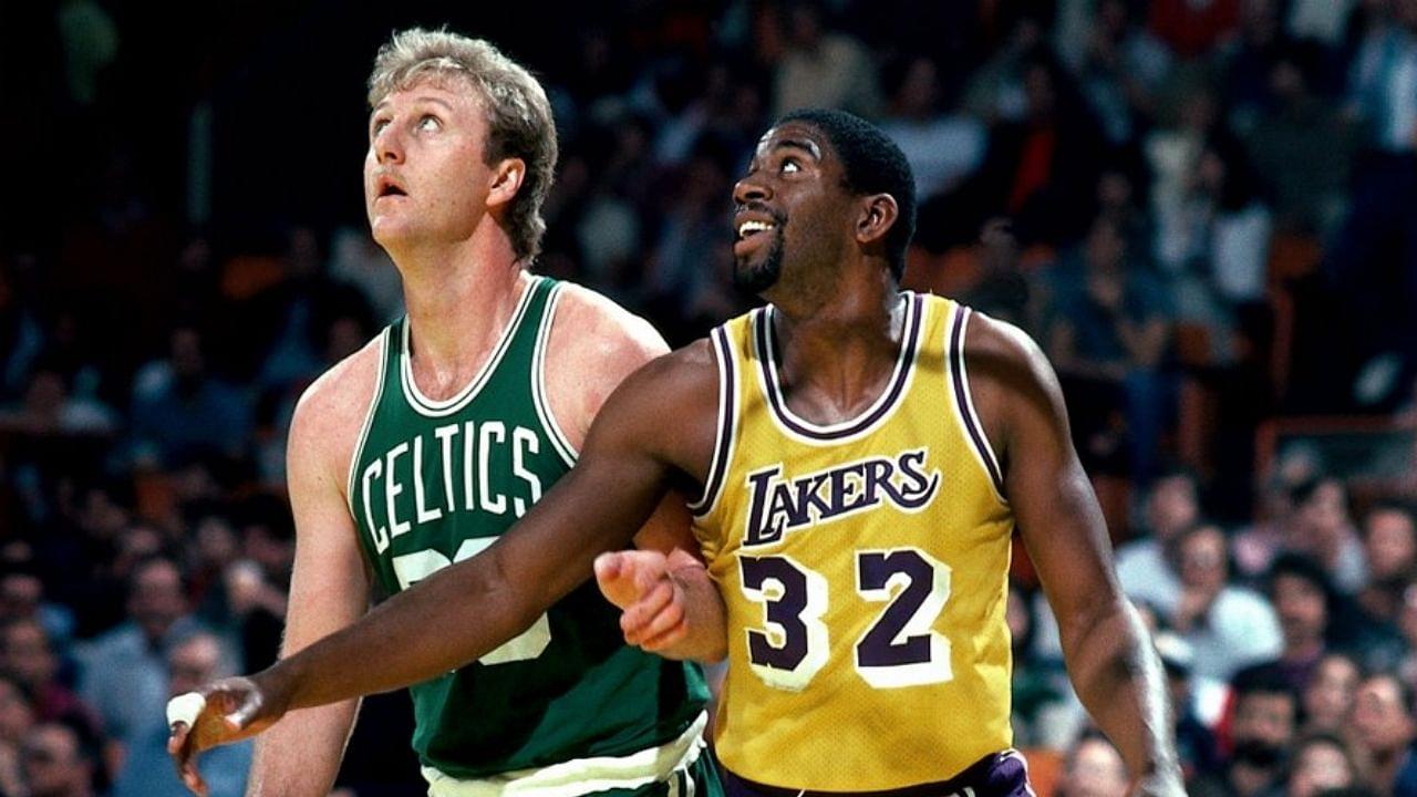 “Larry Bird would say ‘imma wait till you get one step away from me and then shoot it in your face’”: When Magic Johnson explained just how brutal the Celtics legend’s trash-talking would be
