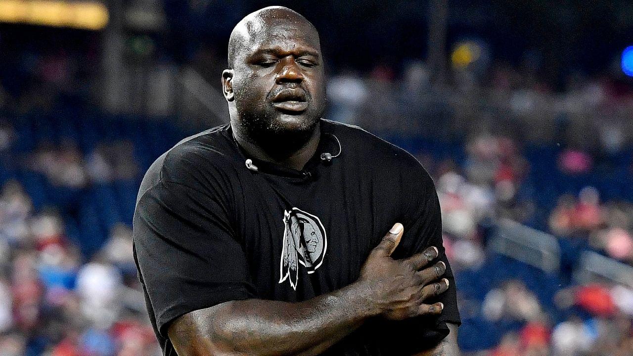 "Come March and Shaquille O'Neal decides to get into shape!": The Ex-Lakers Big man makes sure he stays in shape just in time for his DJing escapades