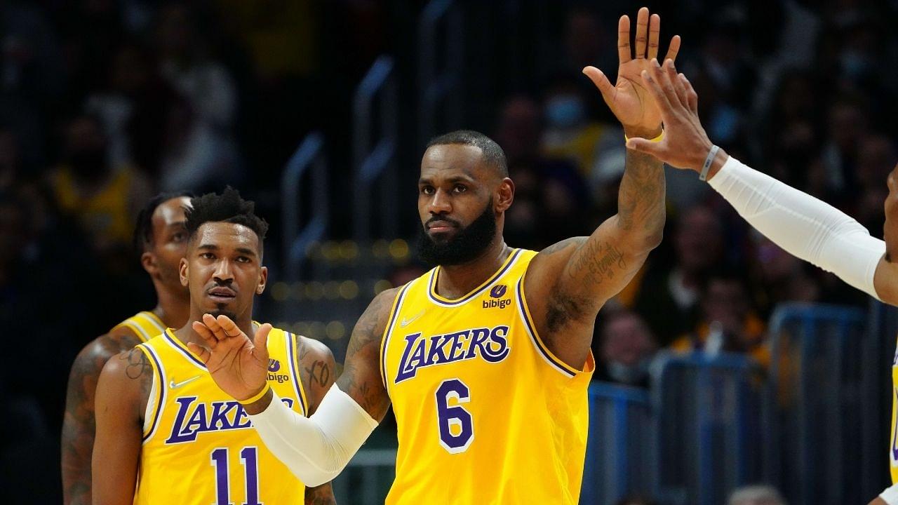 "LeBron James has not been used as graphic even once in the 43 losses this season!": Lakers' social media prefers to blame losses on young players like Malik Monk and Austin Reaves