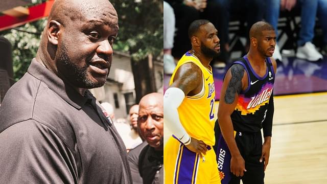 "LeBron James and the Lakers will beat the Suns in the first round": Shaq-stradamus makes a bizarre prediction, disrespecting Chris Paul and co
