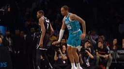 "6'6 PJ Washington just called 7'0 Kevin Durant 'too small"': NBA Twitter warns the Hornets forward of dire consequences following his gesture at the Slim Reaper