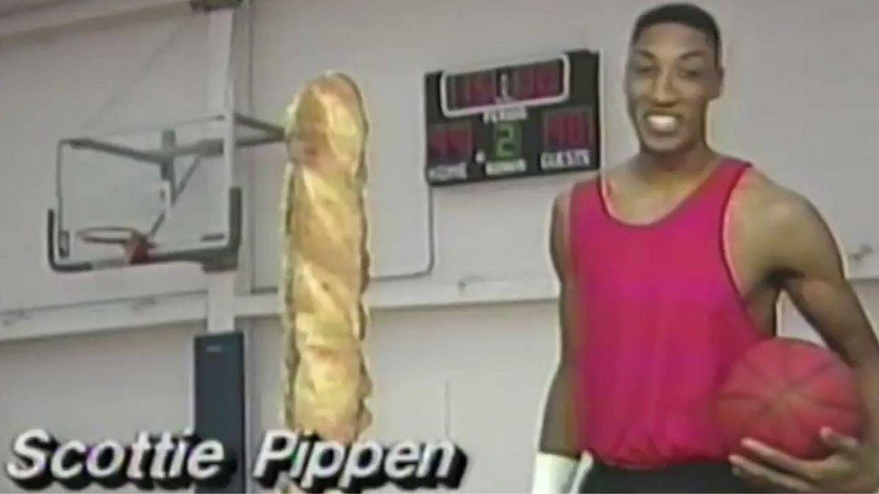 “This is one 6-footer I can’t handle one on one, ladies let’s have a party”: Stoic Scottie Pippen appears in an iconic commercial for Chicago’s ‘Mr Submarine’ subs