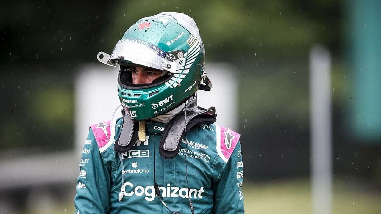 Aston Martin-Lance Stroll Helmet 2022 in 2023