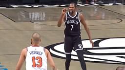 "Evan Fournier, you're too tiny!": Nets' Kevin Durant hit the Knicks' forward with the disrespect as he dropped 53 points to win the Battle in New York
