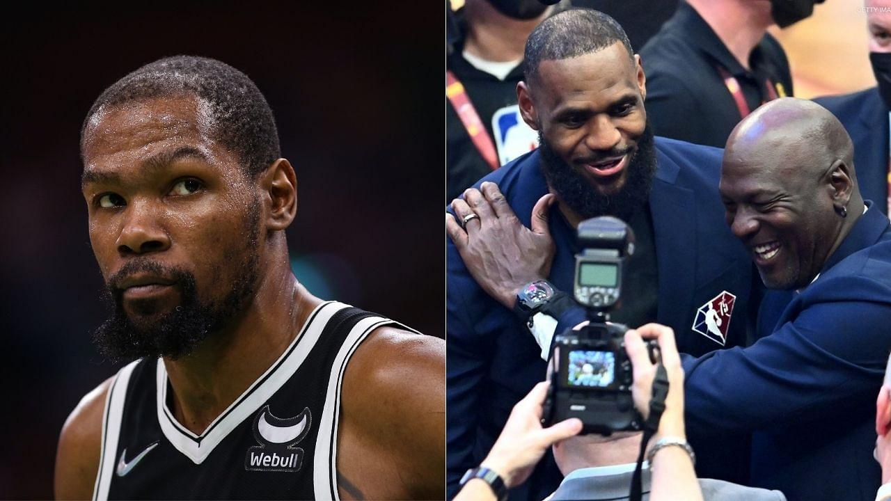 “When you look at what LeBron James and Michael Jordan have done, it’s some unbelievable sh*t”: Kevin Durant reveals why the comparisons between The King and Air Jordan aren’t practical
