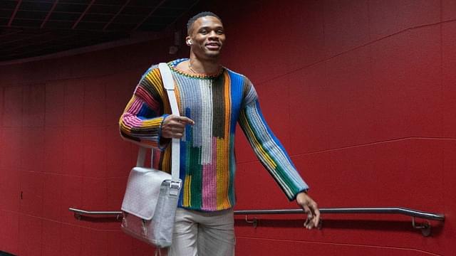 "Russell Westbrook goes and does this NOW?": NBA Twitter congratulates Lakers PG for a spectacular game-tying 3-pointer as LeBron James leads them to an OT win over Toronto Raptors