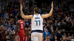 "Oh, He's got the step back!": Luka Doncic reveals that his emulation of James Harden's step back move in his rookie season was an improvization off the hook by the Mavericks superstar