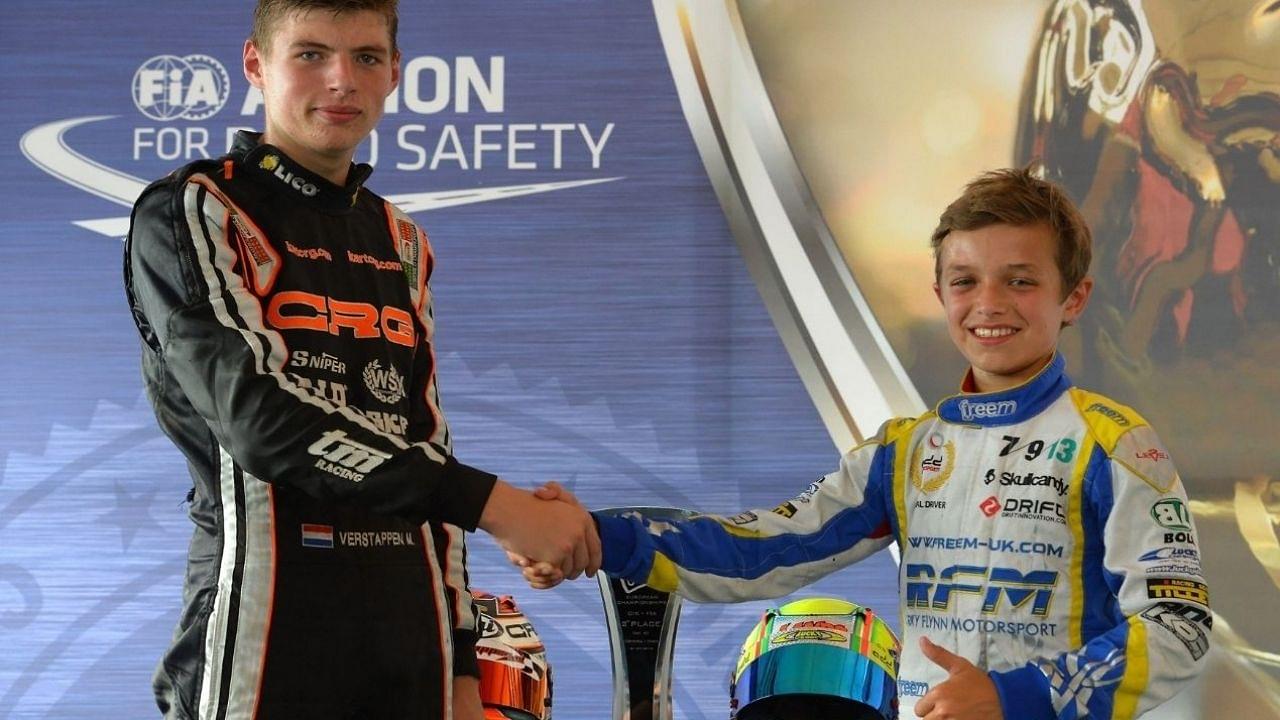 "Max was the kind of guy I looked up to at that stage": Lando Norris looks back on the moment when he first met Max Verstappen