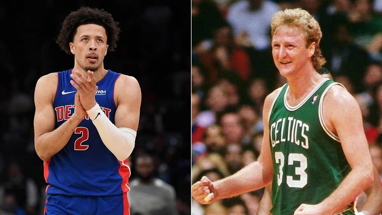 “Cade Cunningham has Larry Bird’s ability to play ahead of everybody due to his mentality”: Detroit Pistons GM draws comparisons between his rookie and the Celtics legend