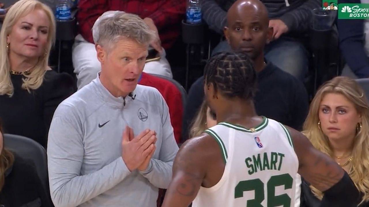 "I thought it was dangerous play, Marcus Smart dove into Stephen Curry's knee": Warriors' Head Coach Steve Kerr talks about the plays the Celtics' defensive leader made against the Splash Brothers