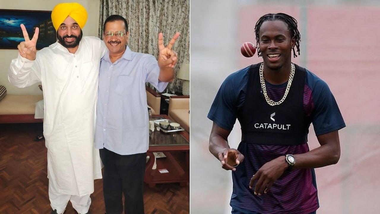 "Sweep": Aam Aadmi Party retweets Jofra Archer's tweet after historic victory in Punjab Elections 2022