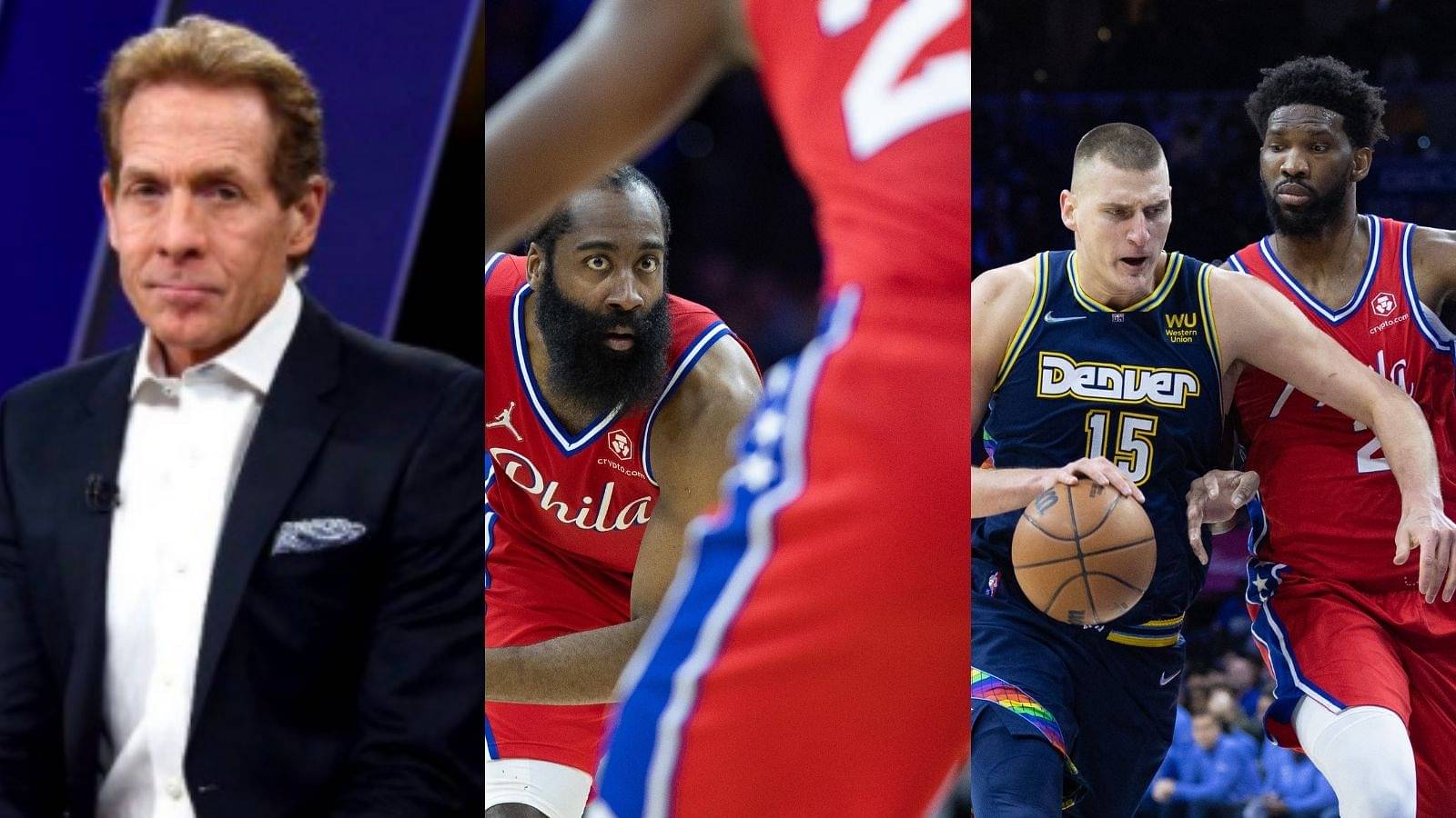 "Nikola Jokic won the game because he had Bones Hyland and Joel Embiid did not..": Skip Bayless takes a subtle shot at James Harden as Sixers go down 114-110 against Joker's team