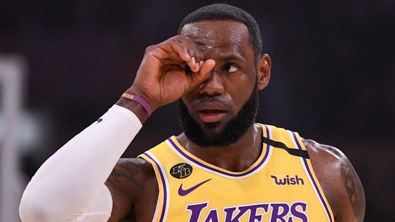 "LeBron James has got to stop whining, he's not playing winning basketball": Lakers and NBA fans react to Bron's latest onfield outburst after another tepid outing by his teammates