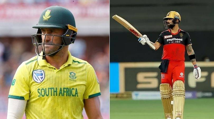 RCB have appointed Faf du Plessis as their new captain for the upcoming IPL season, and Virat Kohli has sent him a congratulatory message.