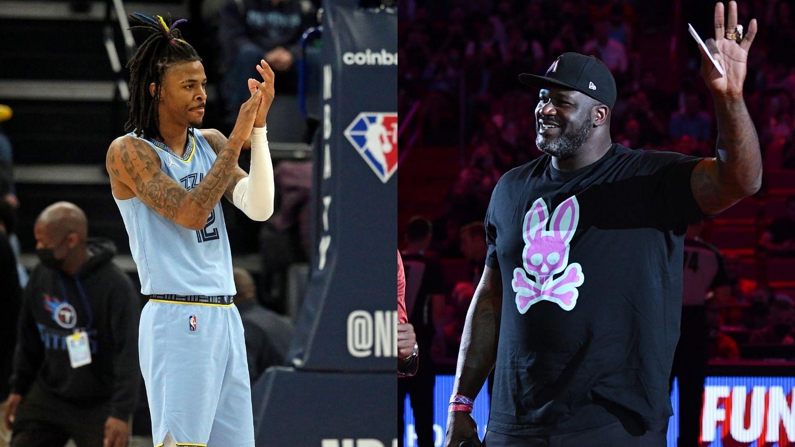 "Yo Ja Morant, you the best player in the league": Shaquille O'Neal has highest of praise for the Grizzlies MVP, believes he's already the best