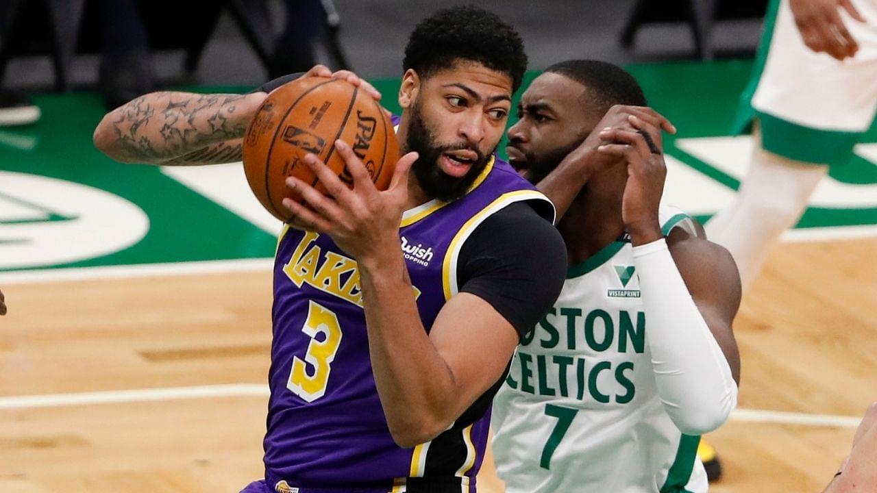 "Put Anthony Davis and THT in a deal for Jaylen Brown, Marcus Smart, Aaron Nesmith": Anonymous NBA executive discusses chatter among front offices regarding a theoretically massive Celtics-Lakers swap deal