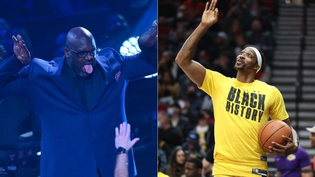 "A 36-year-old Shaquille O'Neal schooled Superman Dwight Howrd and took his moniker back!": When a near retirement Shaq decided to do the CP3 nutmeg on Dwight Howard in the 2009 All-Star game