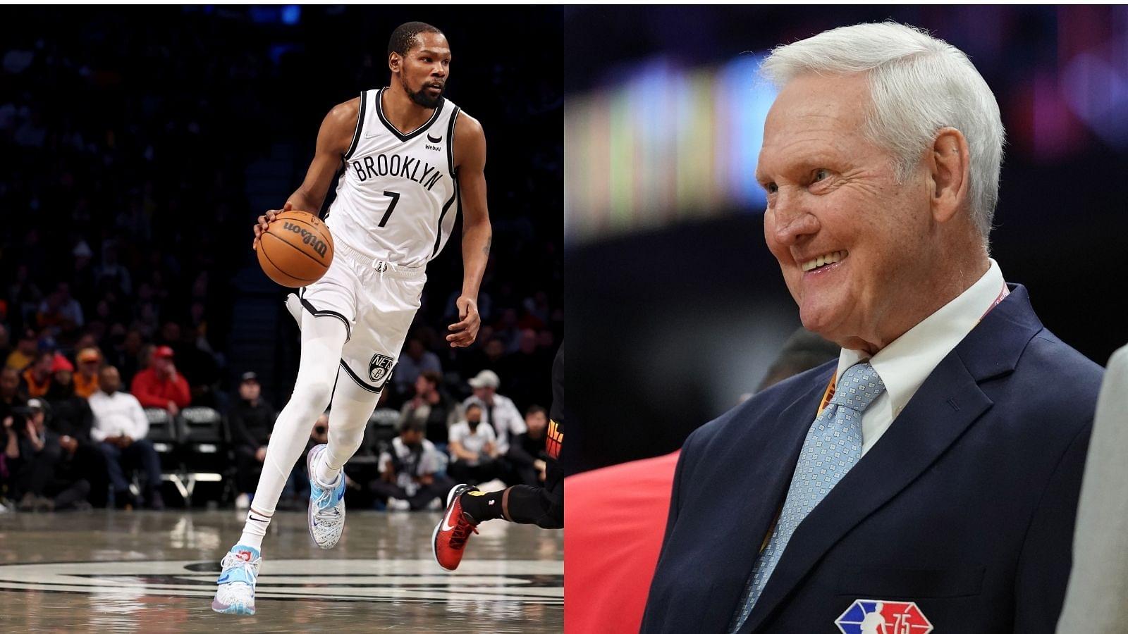 "Kevin Durant passes Jerry West on the all-time scoring list": The Slim Reaper takes the 22nd spot on top scorers list while leading Nets to a victory against Utah Jazz