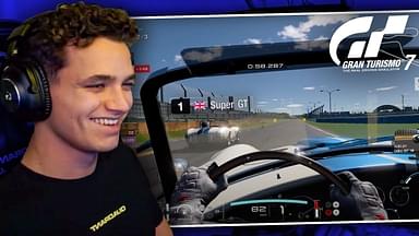 "Steve is just too good I'm afraid": Watch as McLaren star Lando Norris plays Gran Turismo 7 for the first time