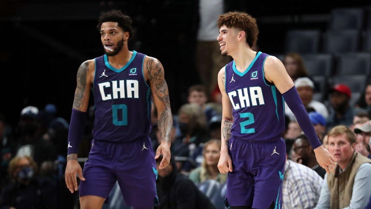 "You never know what LaMelo Ball is going to do!": Miles Bridges describes the joy of playing alongside Melo as the Hornets superstar matures under Michael Jordan's tutelage