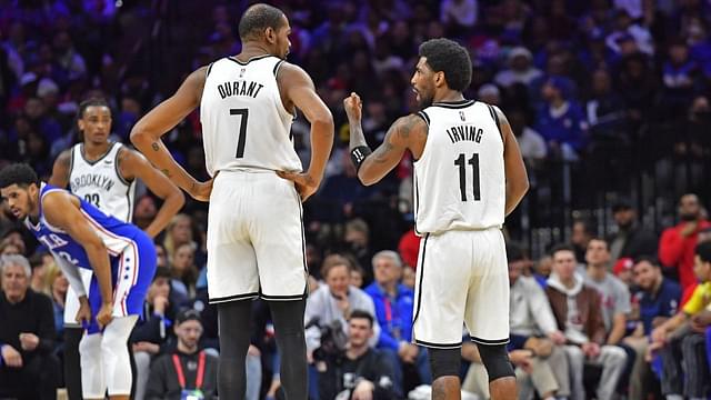 "Kevin Durant, enjoy Cancun if your flat-earth teammate lets you get there!": Nets' superstar claps back at fan for mocking him and Kyrie Irving