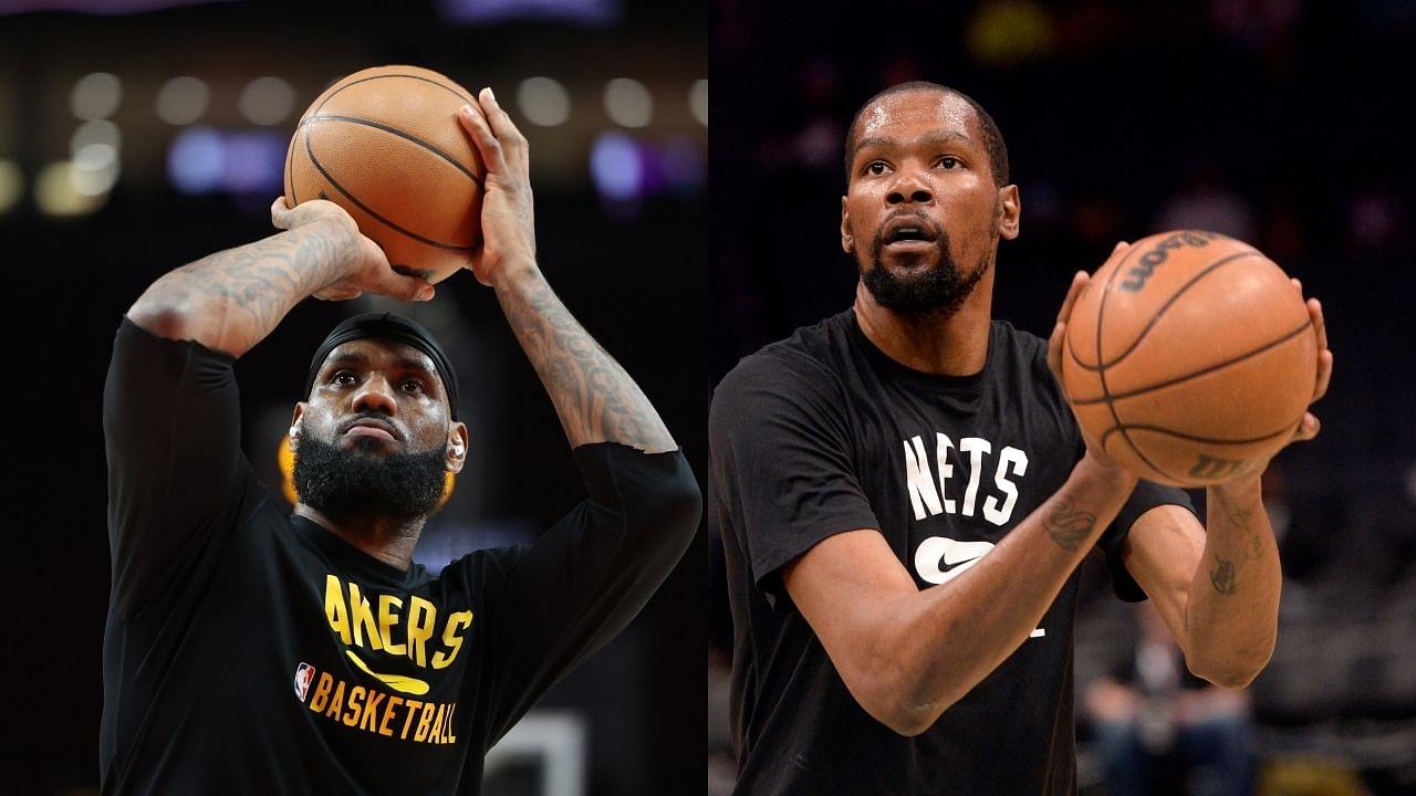 "LeBron James has more 40-point, 50-point, and 60-point games than Kevin Durant": The King refuses to let the Slim Reaper overtake him as the best player in the world