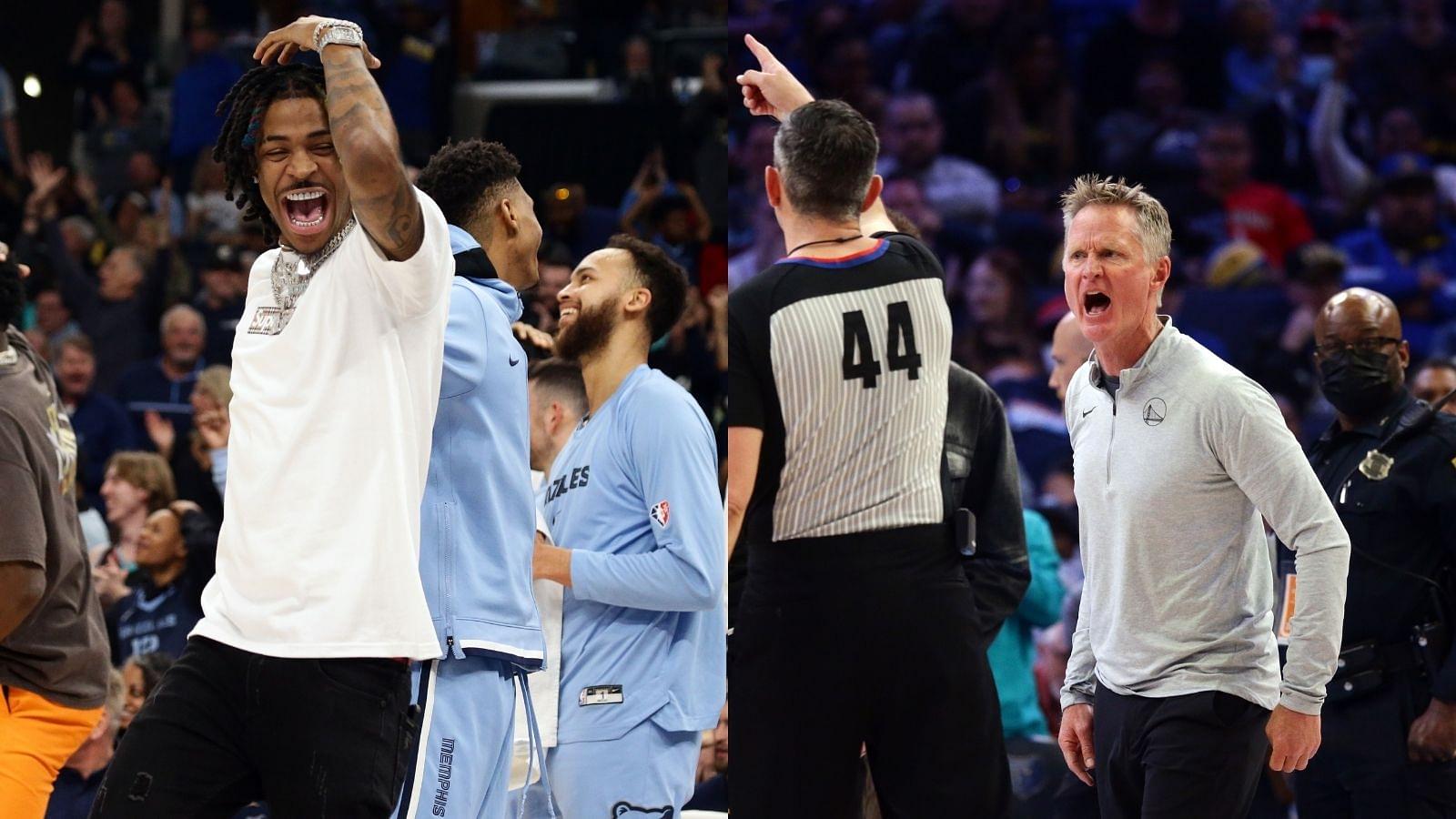 "Grizzlies running the Warriors out of the damn gym": Ja Morant less Memphis humiliate Golden State and Steve Kerr cannot take it anymore