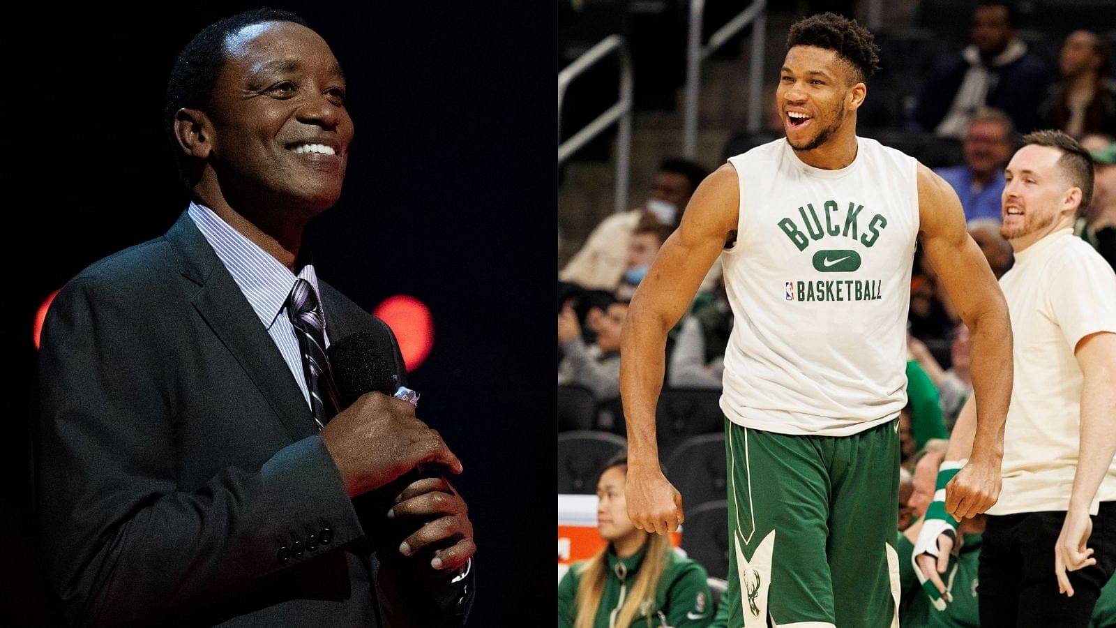 "Oakley stop it with ‘Giannis Antetokounmpo wouldn’t dominate in the 80s'!! He'd be dunkin’ on everyone": Isiah Thomas puts Knicks legend in his place for his take on the Bucks MVP