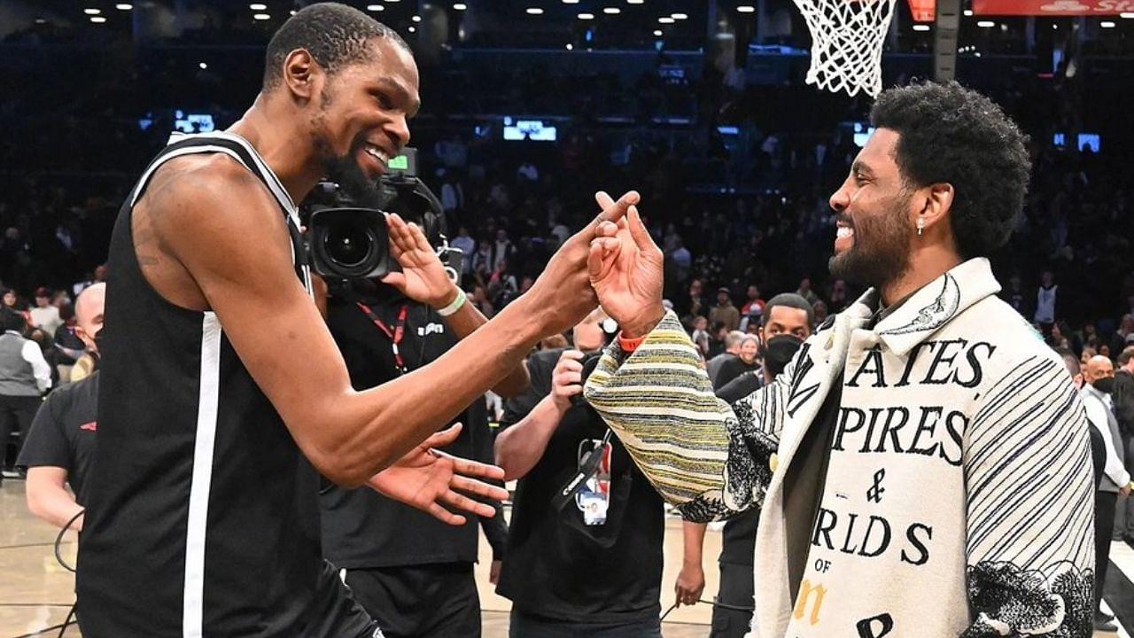 “Kyrie Irving and Kevin Durant are clearly the deadliest offensive duo in history”: NBA Twitter laud the Nets pair for becoming the first teammates to score 50+ points in straight games