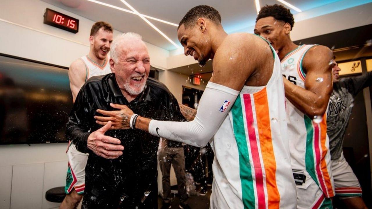“Gregg Popovich, you the greatest coach of all time and I’m thankful for you”: Dejounte Murray writes an emotional message for Coach Pop after setting the NBA record for the most number of wins