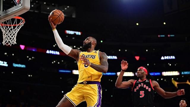 "Pascal Siakam uses his face as a weapon to absolutely brutalize LeBron James and his elbow!": NBA Twitter mocks the excellent level officiating by the referees during the Lakers-Raptors matchup