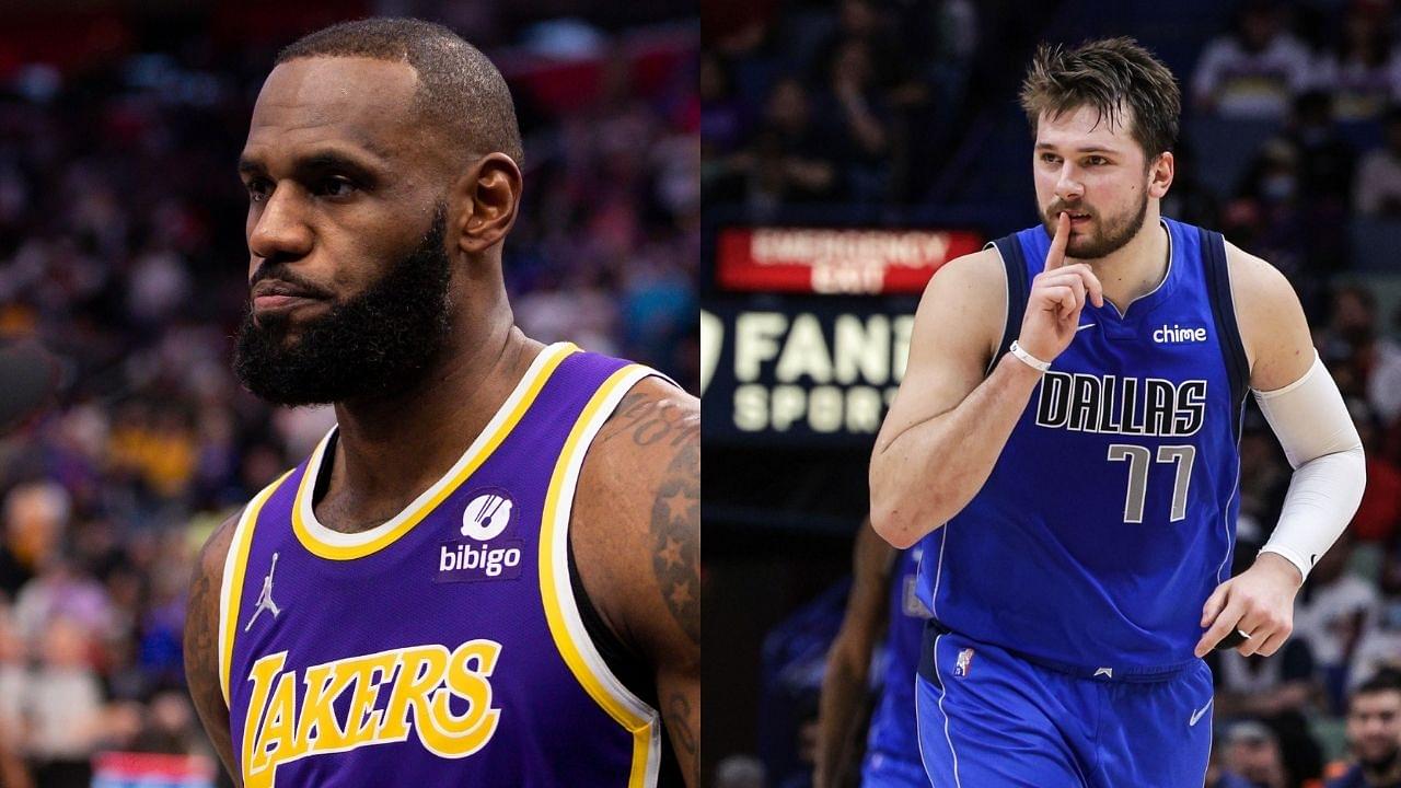 “Luka Doncic targeted LeBron James on the switch and schooled him!”: NBA Twitter explodes as Mavericks superstar bests ‘The King’ on two straight possessions in Lakers loss