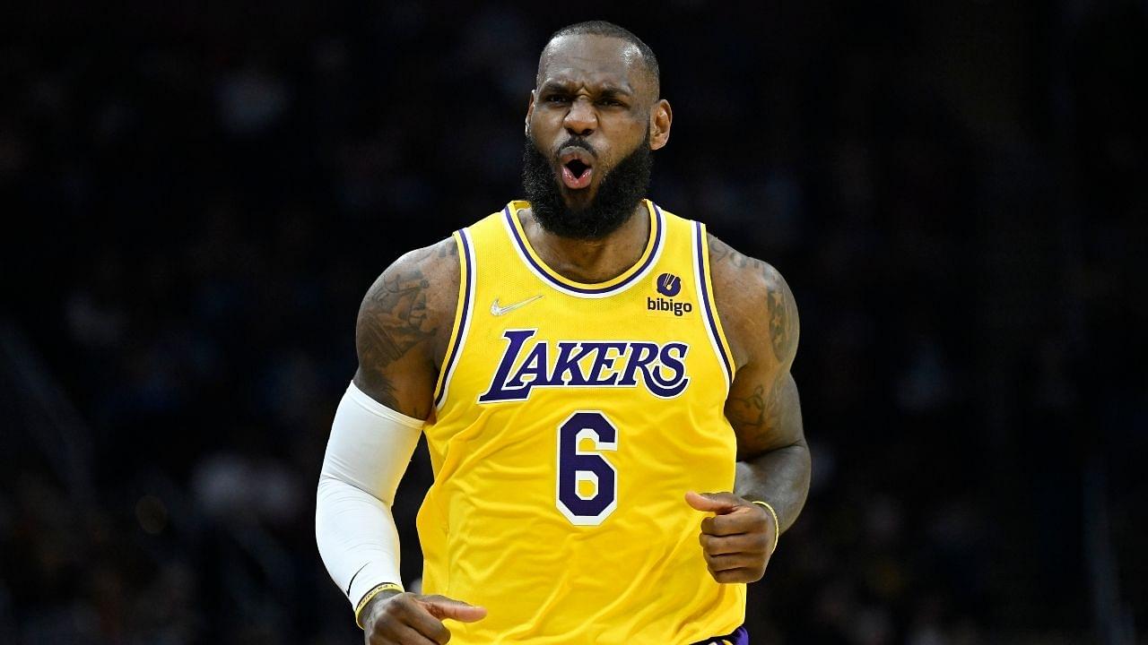 "Oh look, LeBron James is chasing another individual milestone": The Lakers superstar needs to play 3 out of the next 7 games to secure his 2nd scoring title