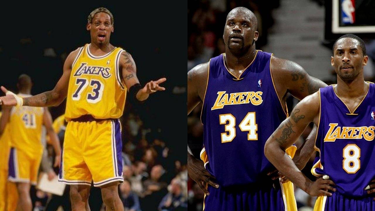“Dennis Rodman would show up late for games and eat chicken and rice”: Shaq explained how ‘The Worm’ earned enough respect from the Lakers to do whatever he pleased