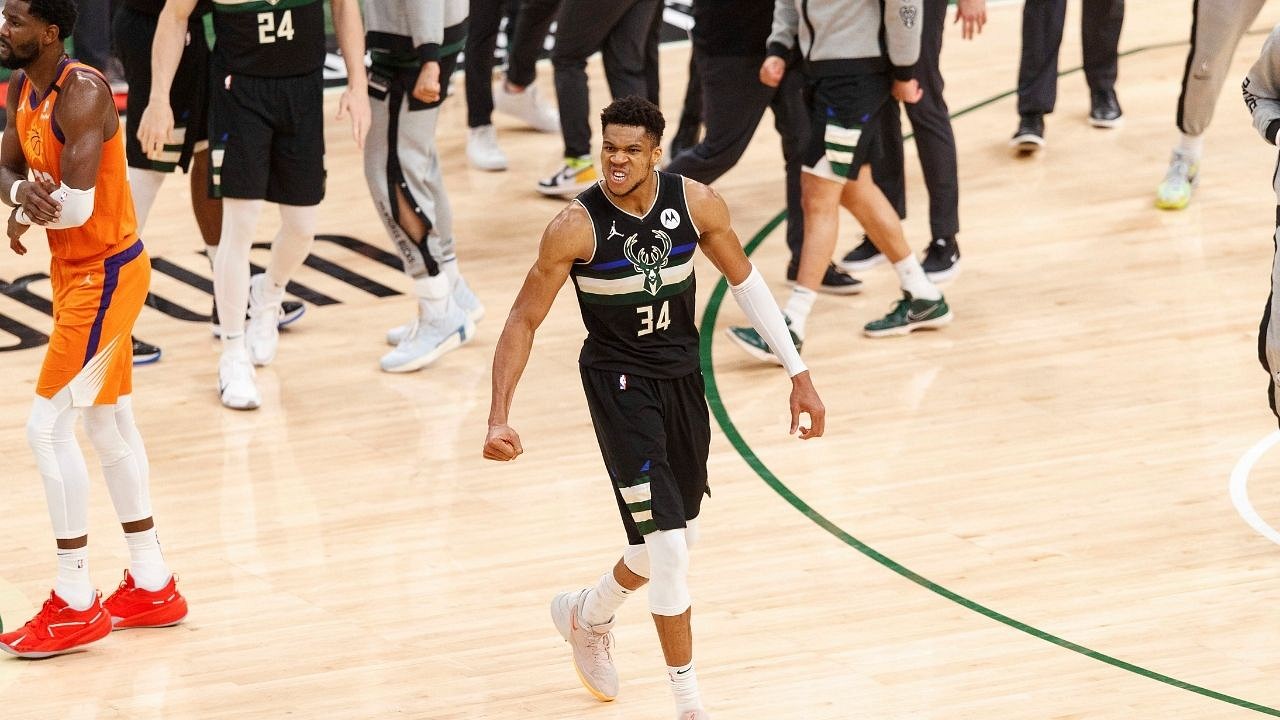 Giannis Antetokounmpo with the MEAN MUG in His First Preseason