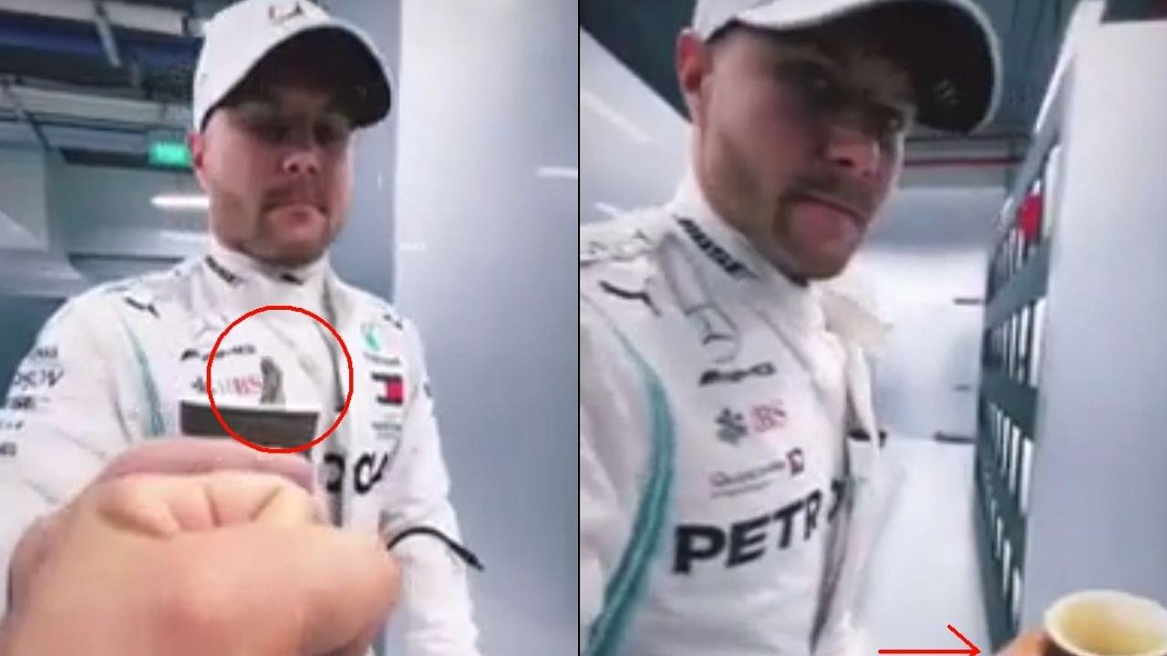 "No spillage this time!"- Alfa Romeo share hilarious video of Valtteri Bottas avoiding the 'mistake' he made whilst at Mercedes