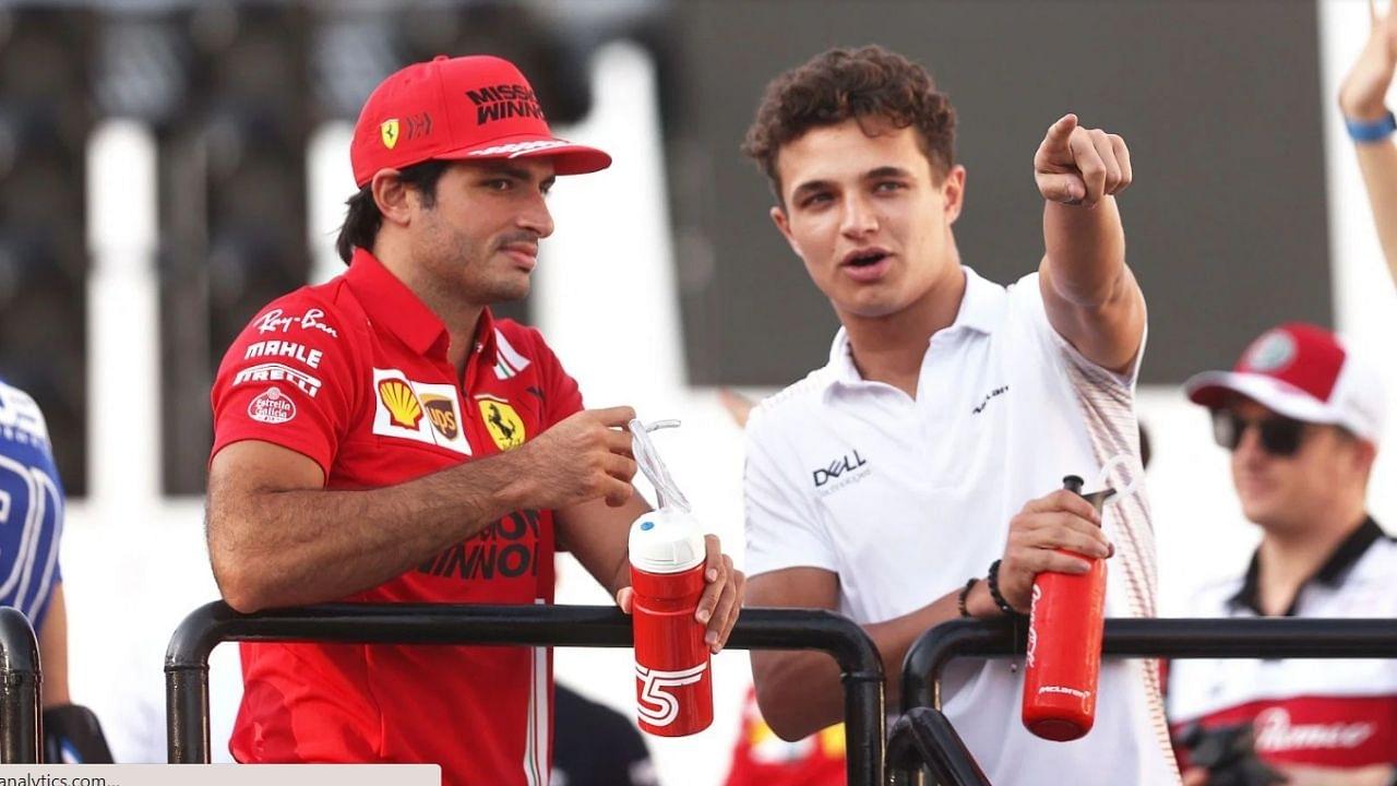 "Pure cash"- Lando Norris says money is what drove Carlos Sainz move to Ferrari