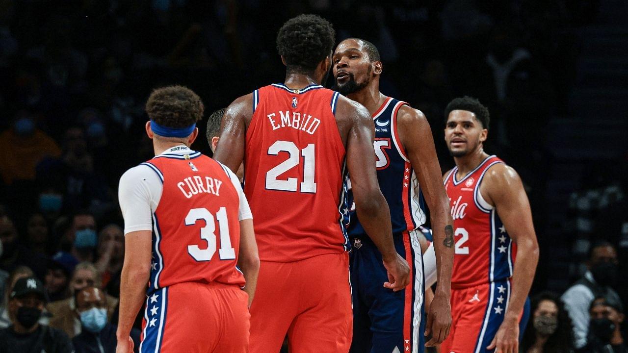 "Kevin Durant is the one guy more talented than me": Joel Embiid couldn't believe James Harden left KD to force a trade to the Philadelphia 76ers at first