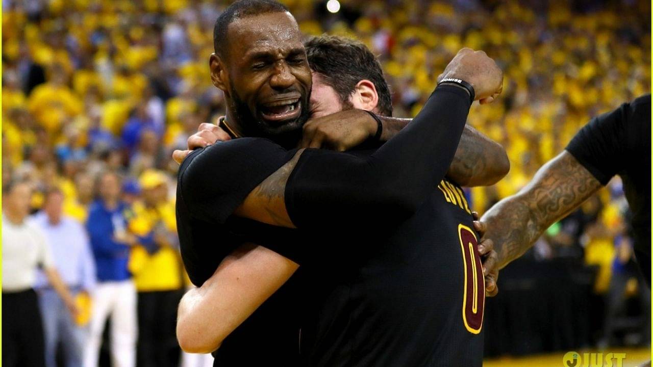 "LeBron just looked around and said, 'it's written we're gonna win tonight and Game Seven anything can happen"': Kevin Love recalls a moment from the 2016 Finals that still gives him the chills