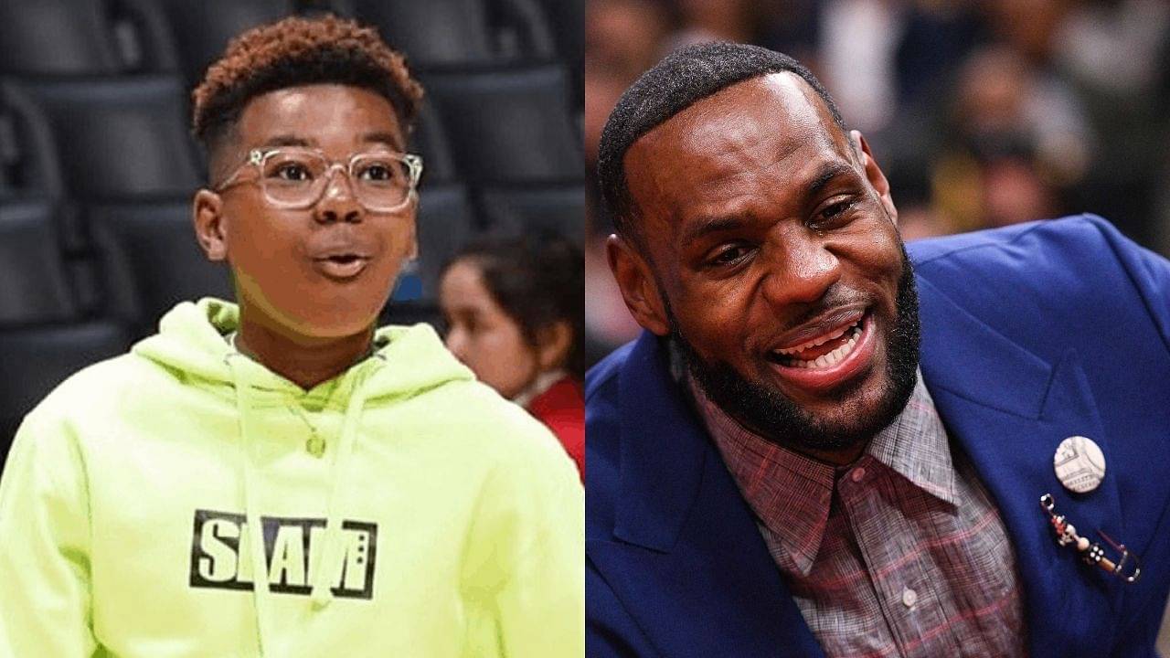 “Man what the hell?! Uh-oh look out for Bryce Maximus people!”: LeBron James is in disbelief of his second oldest son casually throwing down a windmill