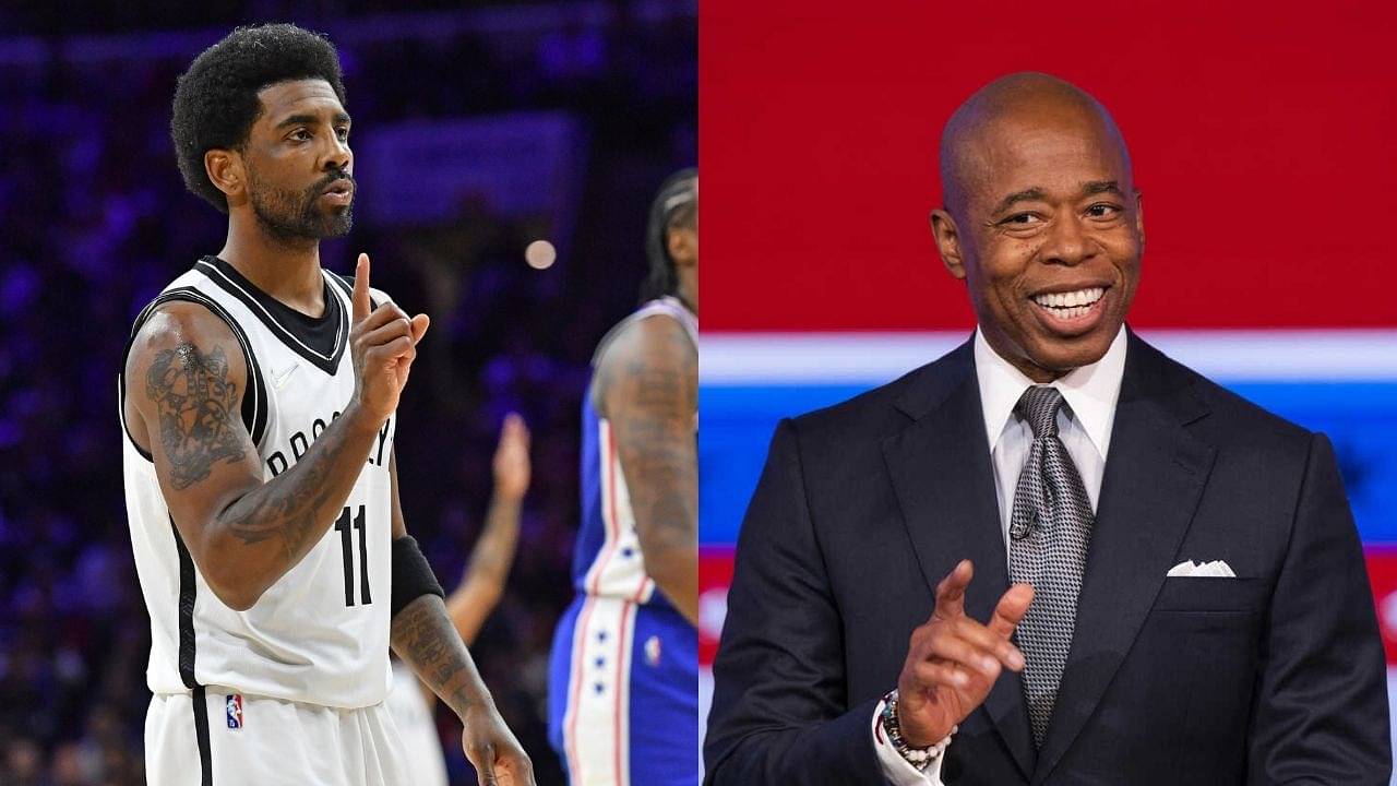 "Kyrie Irving can play tomorrow, if he gets vaccinated": NYC Mayor Eric Adams trolls Nets' fans amid heckling offline and on Twitter regarding the outrageous New York Private-Sector vaccination mandate