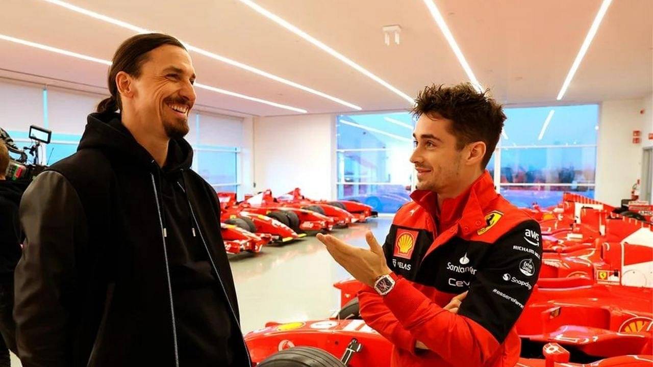 "When you buy Ibrahimovic, you buy a Ferrari" - Watch Zlatan Ibrahimovic get a tour of the Fiorano circuit with Charles Leclerc and Carlos Sainz