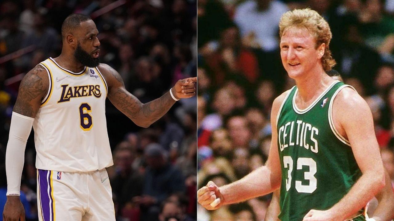 “Who is this Walmart Skip Bayless selecting Larry Bird over LeBron James?!”: Analyst Chris Russo gets heavily trolled for his latest take on the Celtics and Lakers legends  