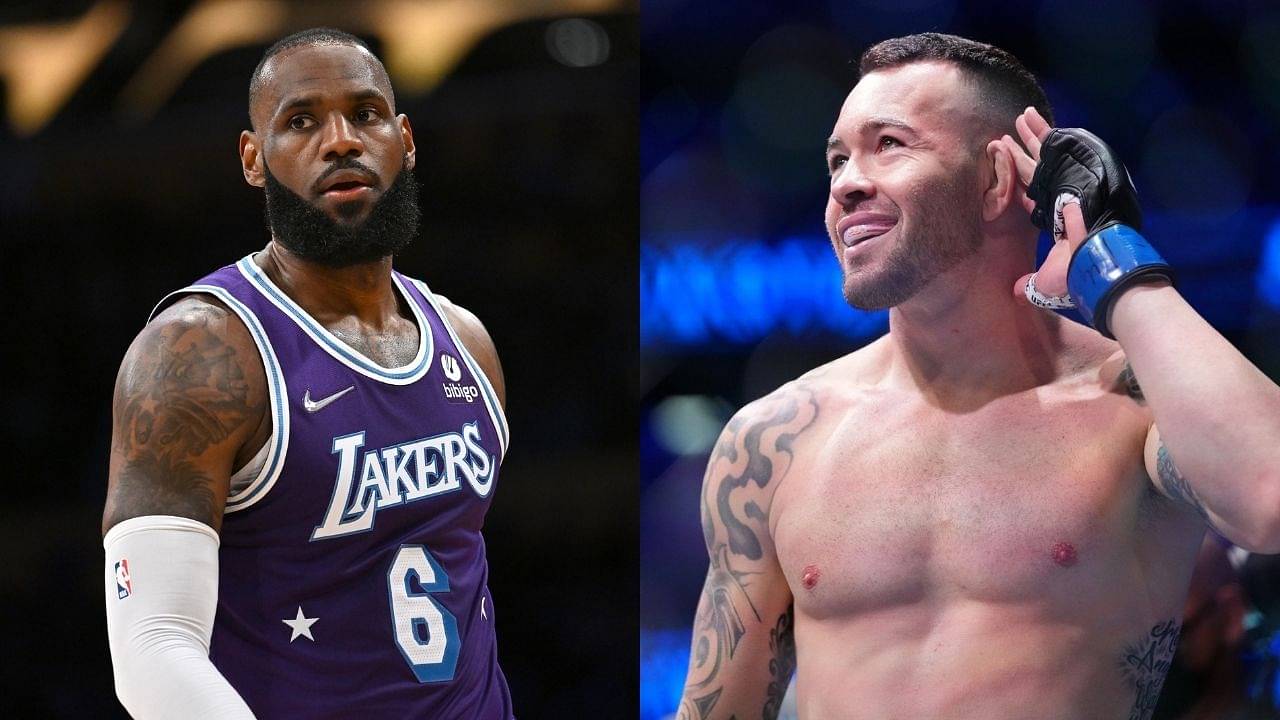 “LeBron James, you woke, spineless coward!”: UFC star Colby Covington takes another bizarre shot at the Lakers superstar at the UFC 272 weigh-in ahead of his bout against Jorge Masvidal