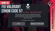 VALORANT Error Codes 29 And 57 What Do These Error Codes Mean And A 